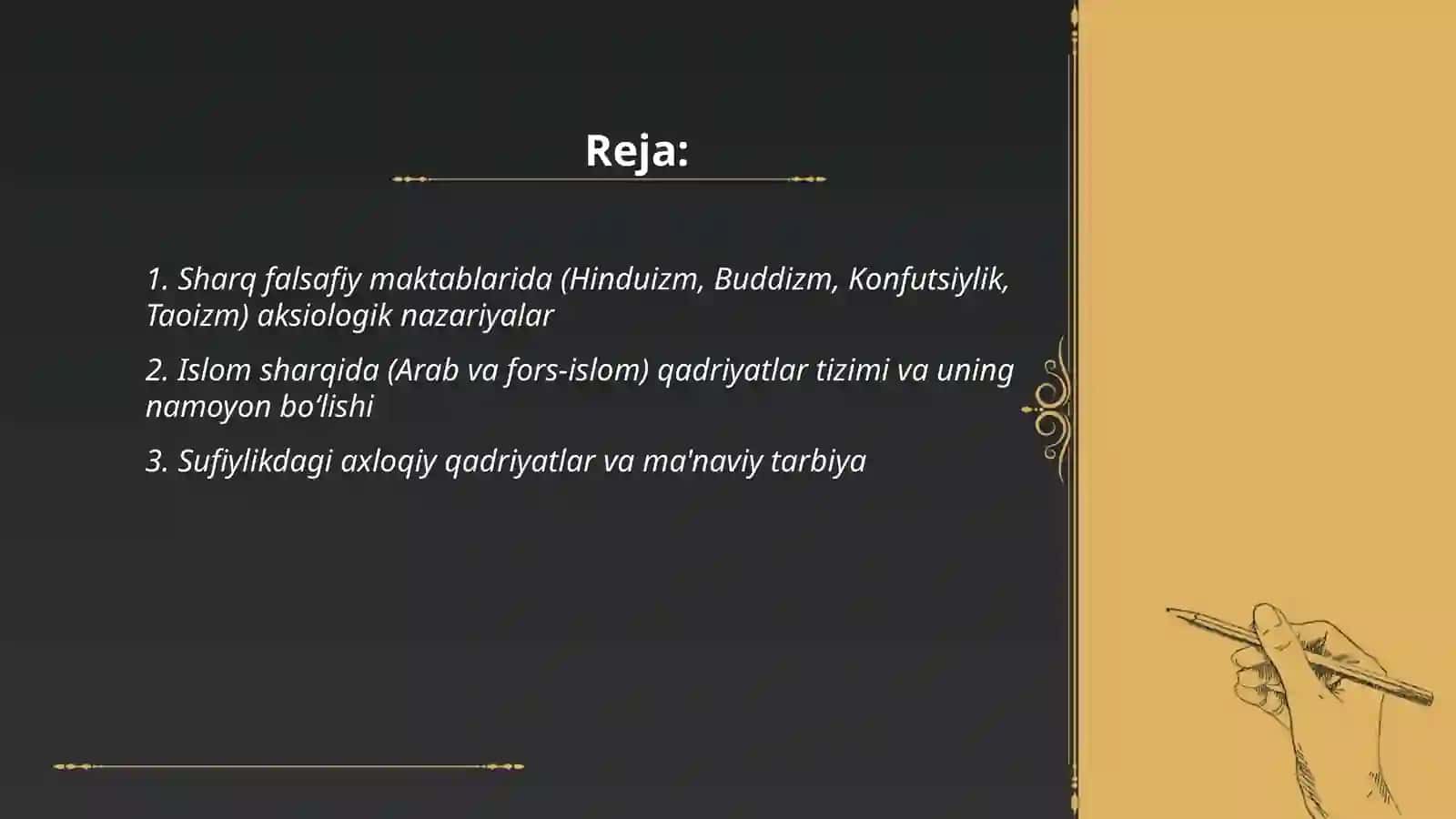 Aksiologiyaning sharqona ildizlari va namoyon bo‘lish xususiyatlari 2