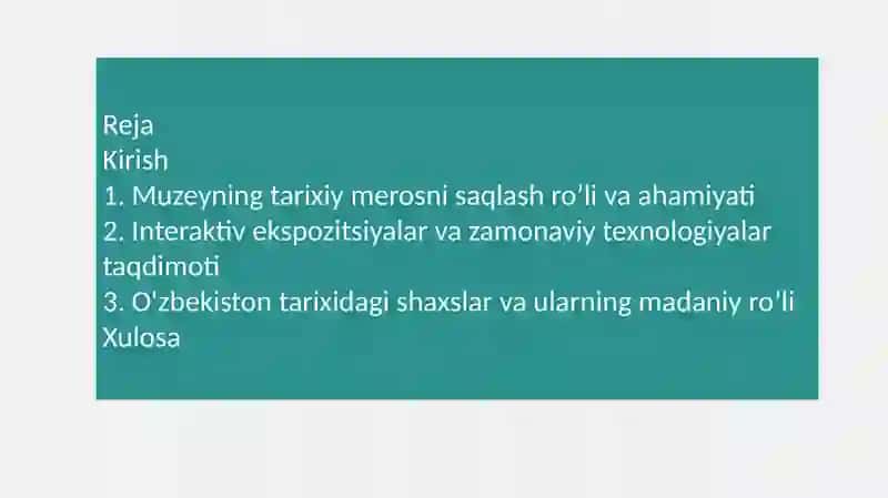 O'zbekiston davlat tarixi Muzeyi 2