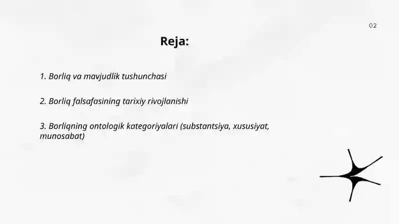 Borliq falsafasi 2