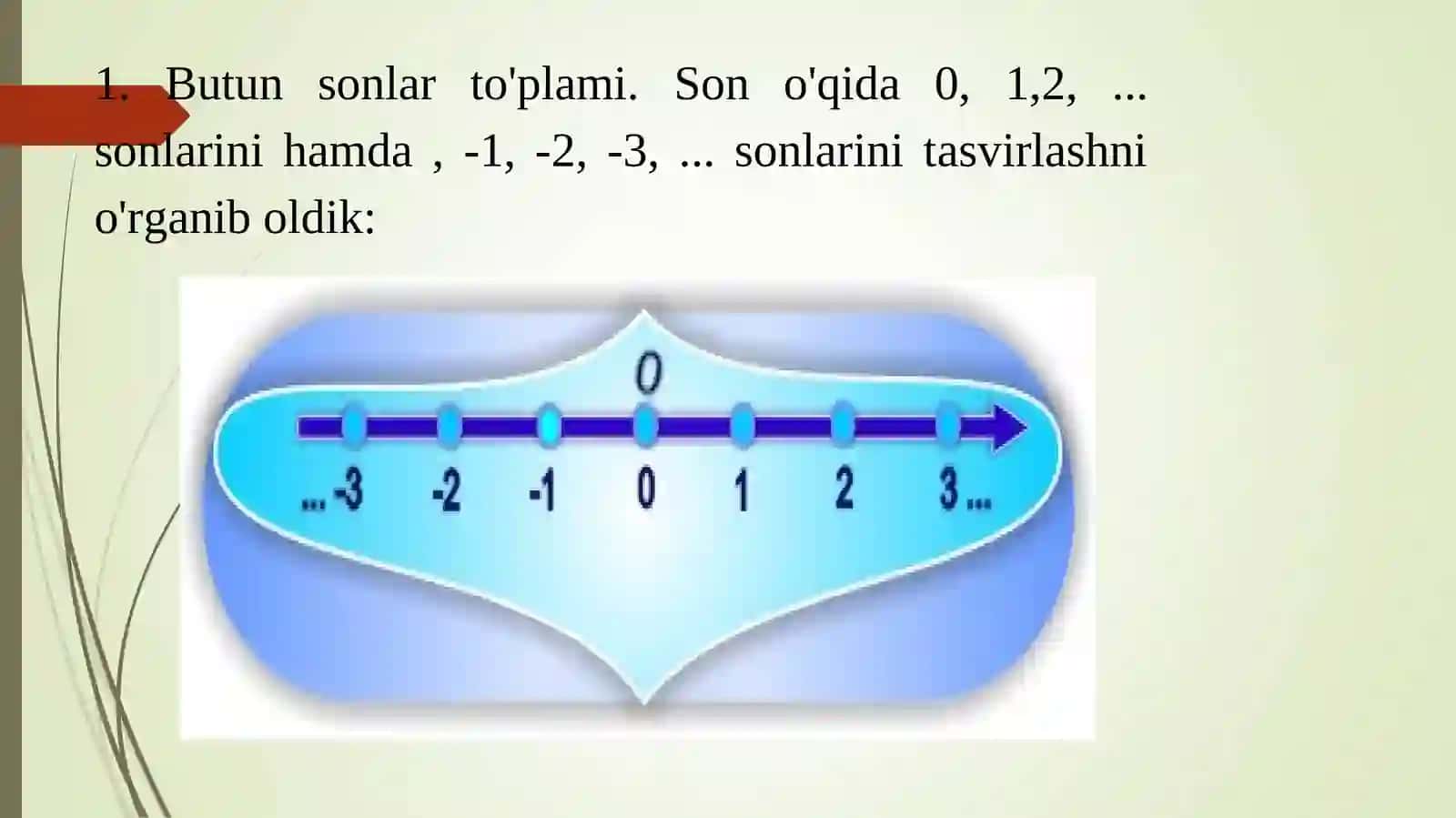 102-mavzu:Qarama-qarshi sonlar 2