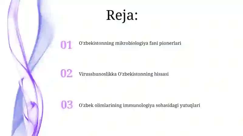 Mikrobiologiya, immunologiya, virusologiya fanlari rivojlanishiga hissa qoshgan oʻzbek olimlari 2