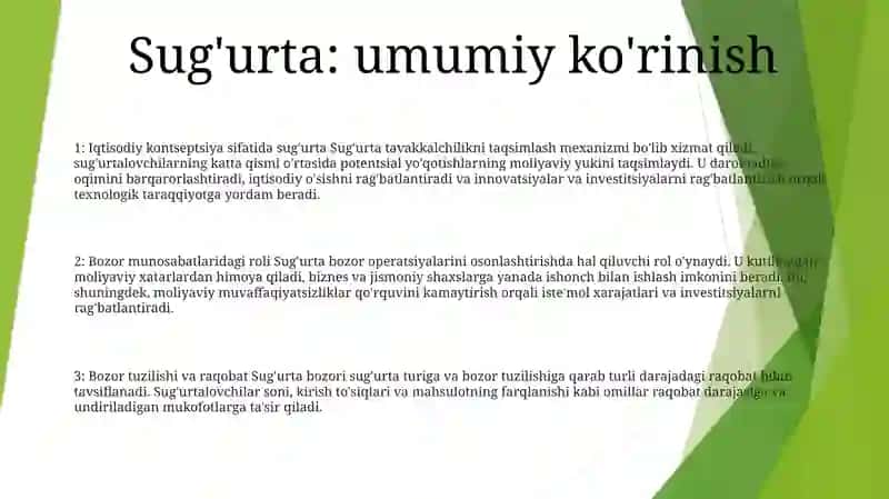 Suģurtaning Iqtisodiy Mohiyati Va Uning Bozor Munosabatlardagi Òrni 2