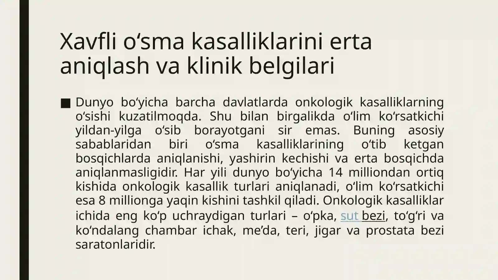 O’SMA KASALLIKLARIDA QO’LLANILADIGAN PREPARATLAR FARMAKOLOGIYASI 2
