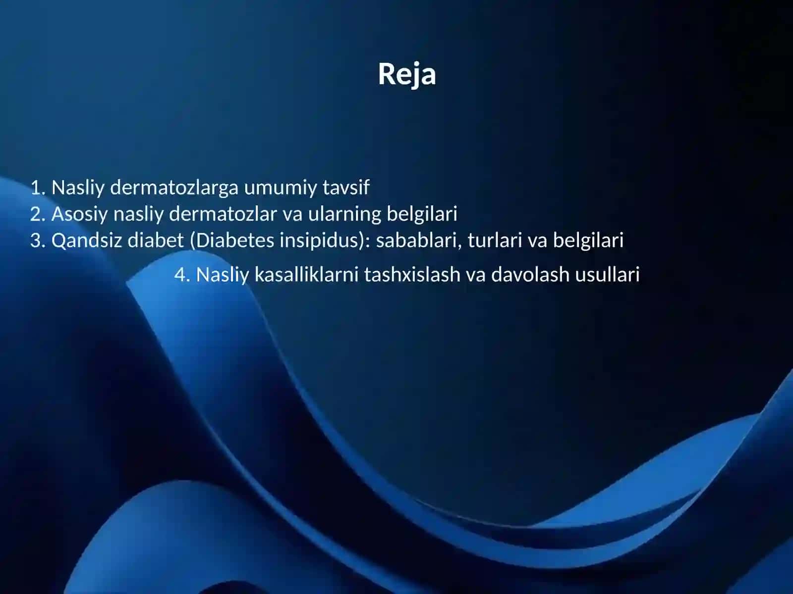 Terining (dermatozlar) nasliy kasalliklari, Qandsiz diabet kasalligi 2