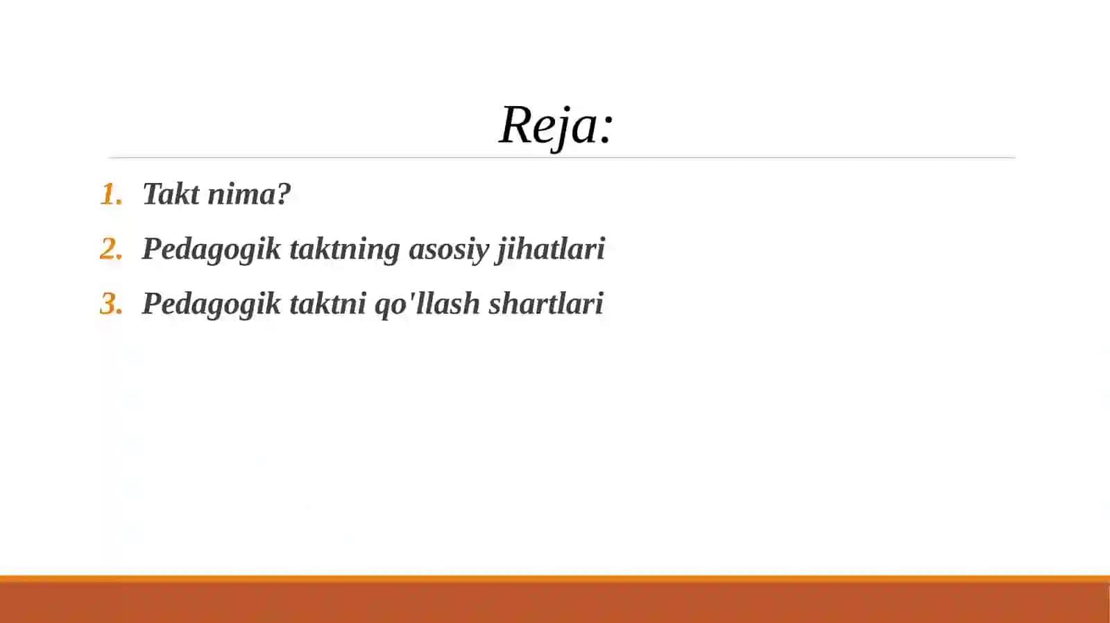 Takt va pedagogik takt haqida tushuncha 2