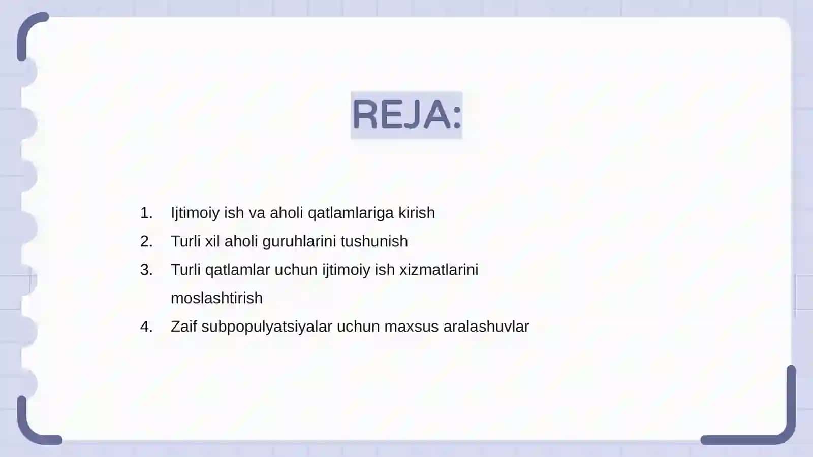 Aholining turli qatlamlariga qaratilgan ijtimoiy ishning oʻziga xos xususiyatlari 2