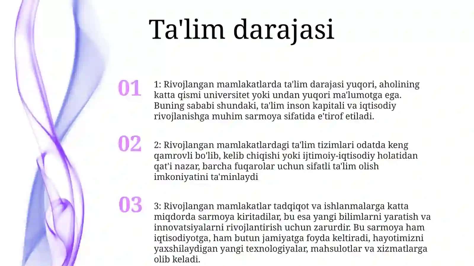 Iqtisodiy Rivojlangan Xorijiy Davlatlarda TaʼLim Tizimi 2