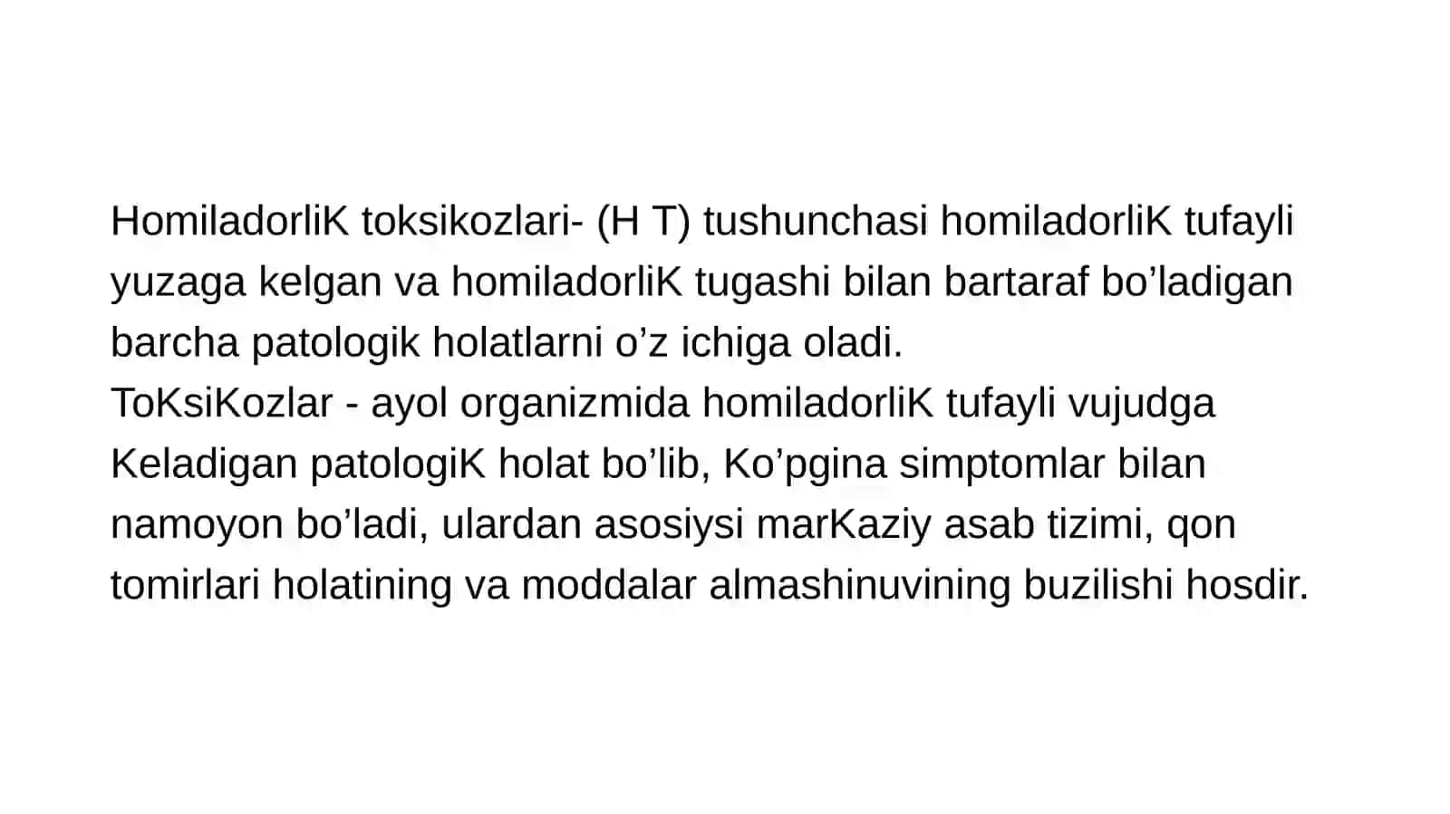 Homiladorlar koʻngil aynishi va qusishi 2