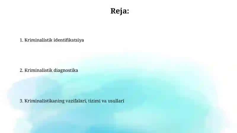 Kriminalistika 2