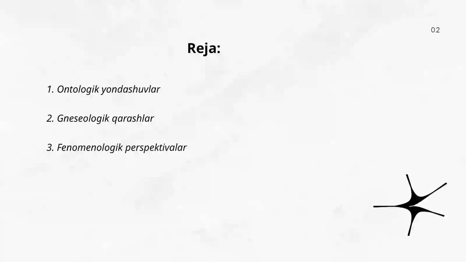 Ontologik yondashuvlar 2