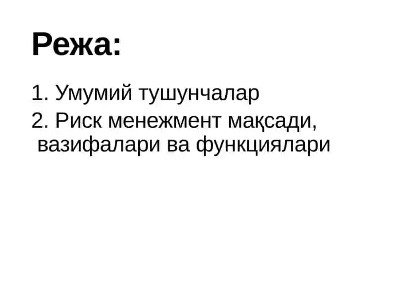 Риск-менежмент 2