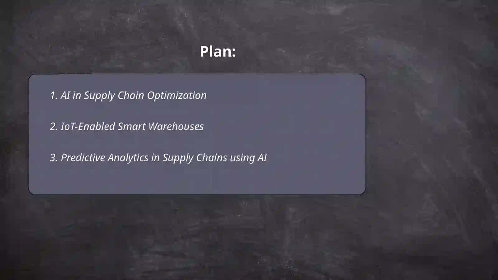 AI in Supply Chain Optimization 2