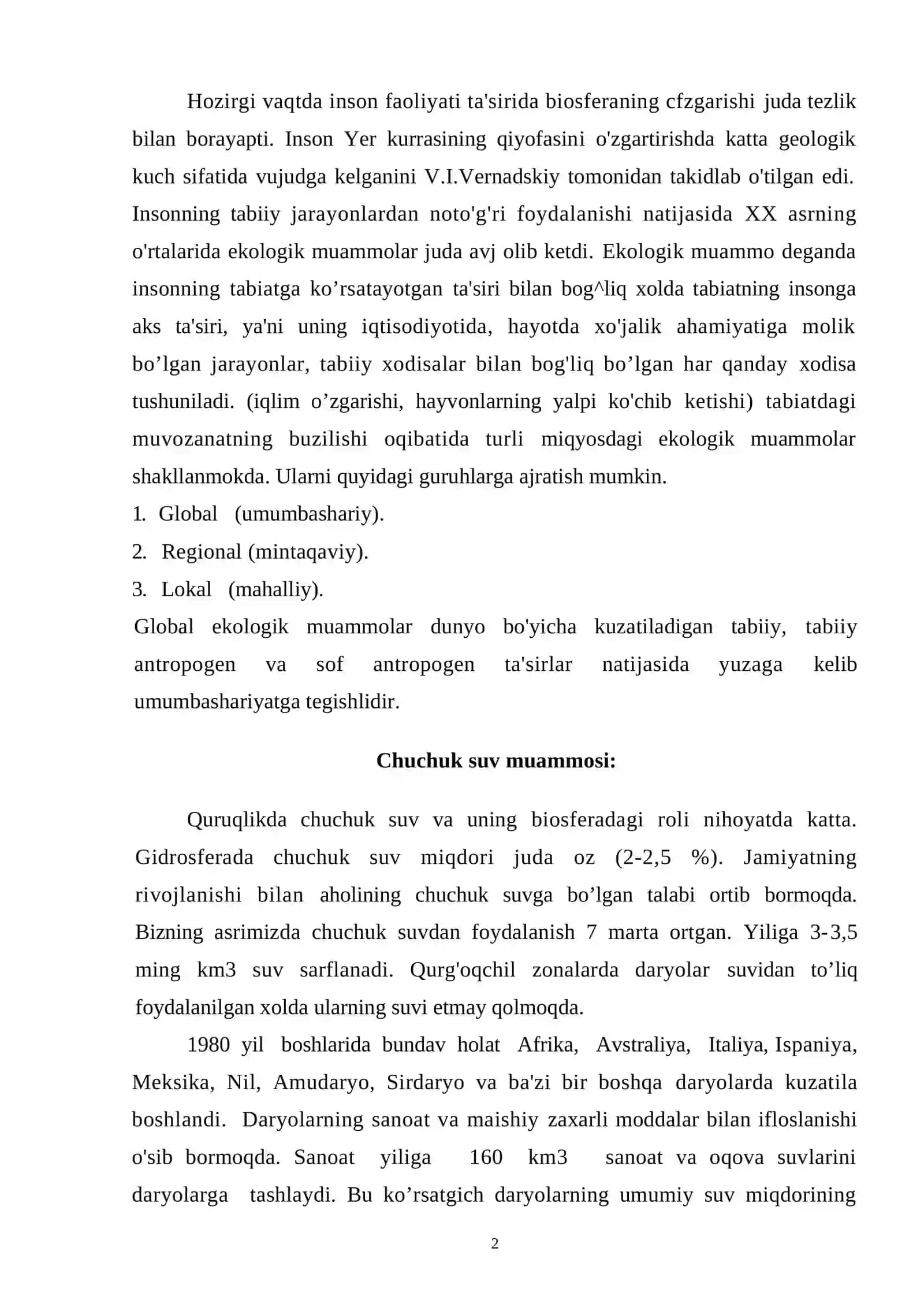 Dengiz va okeanlar ekologik muammosi 2