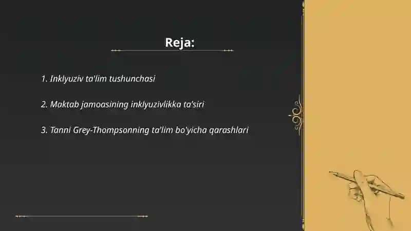 Inklyuziv ta'lim muhitini yaratishda maktab jamoasining ishtiroki-Tanni Grey-Thompson 2