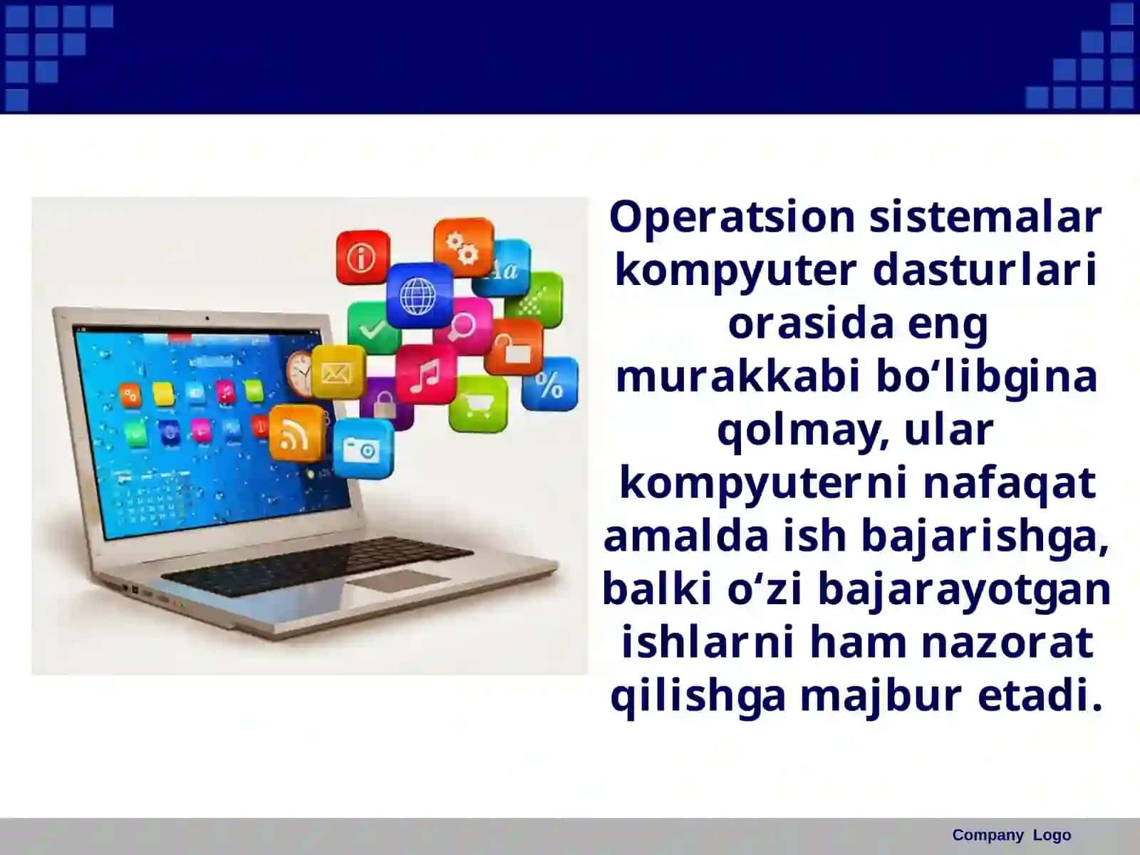 Operatsion sistemani tashkil etuvchi dasturlar va qobiq-dasturlar 2