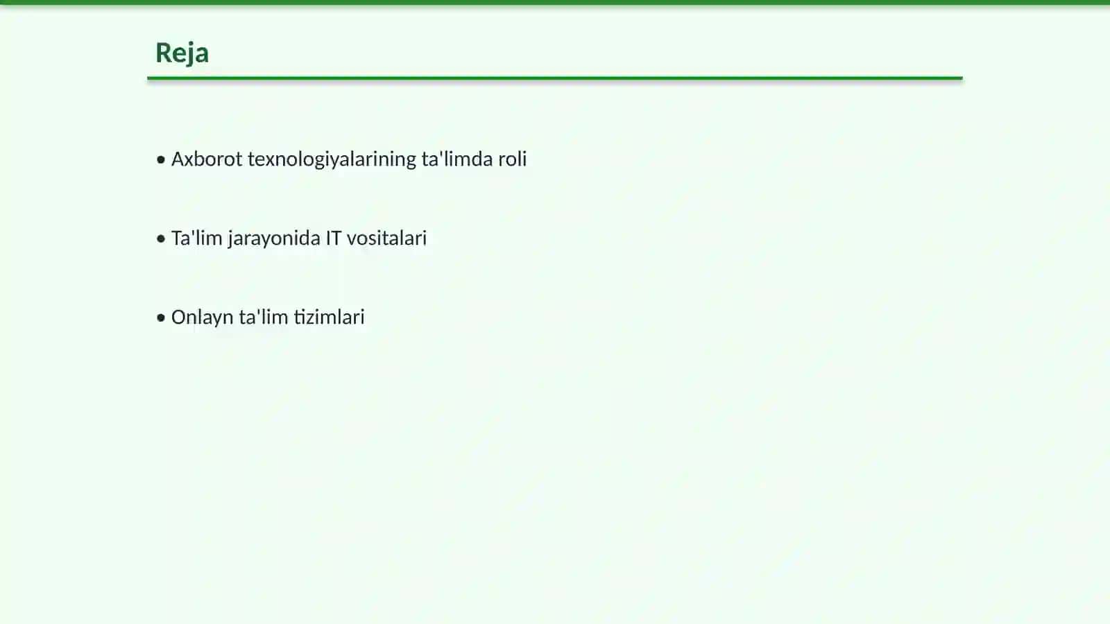 Axborot texnologiyalarining ta'lim tizimidagi o'rni 2