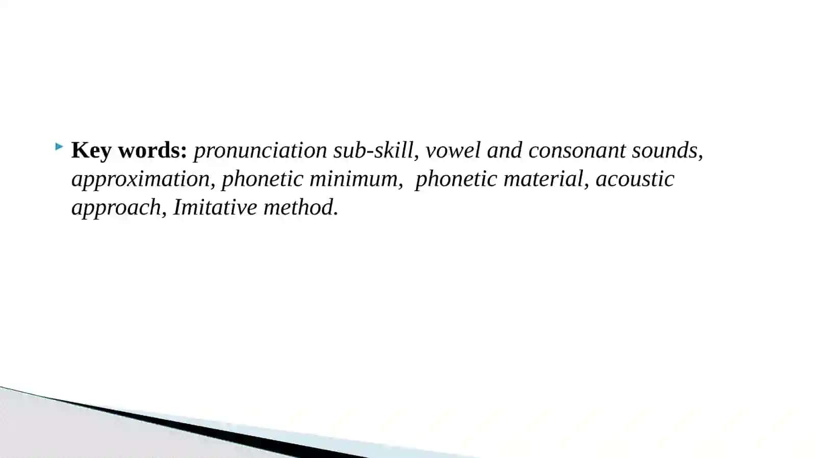 Technologies of teaching pronunciation 2