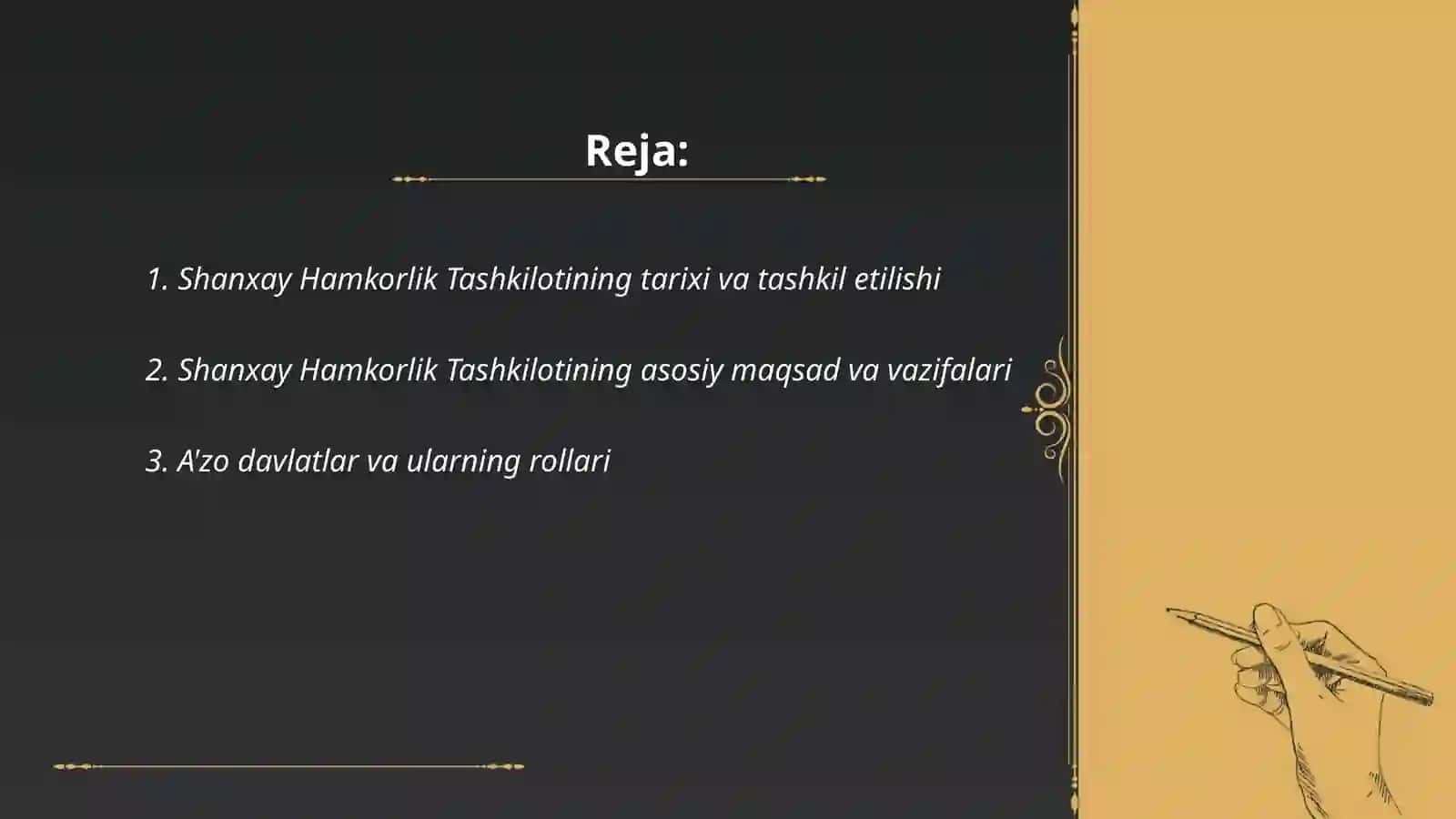 Shanxay Hamkorlik Tashkiloti 2