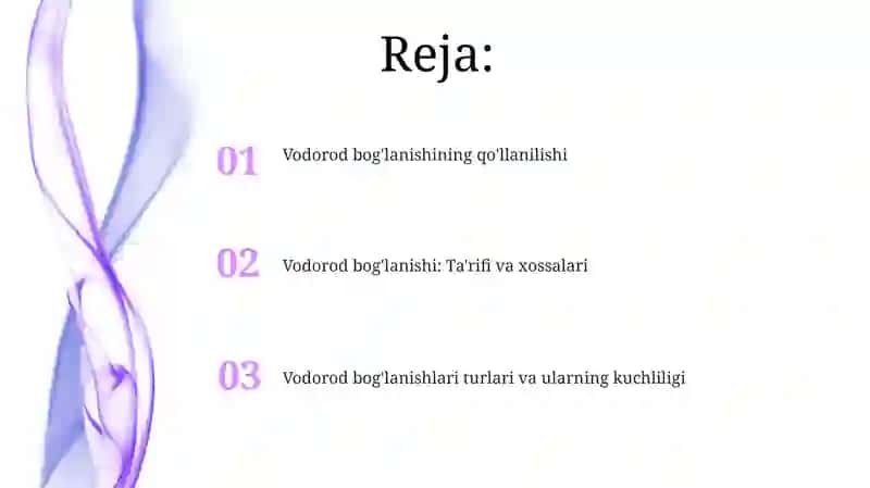 Vodorod bog'lanish 2