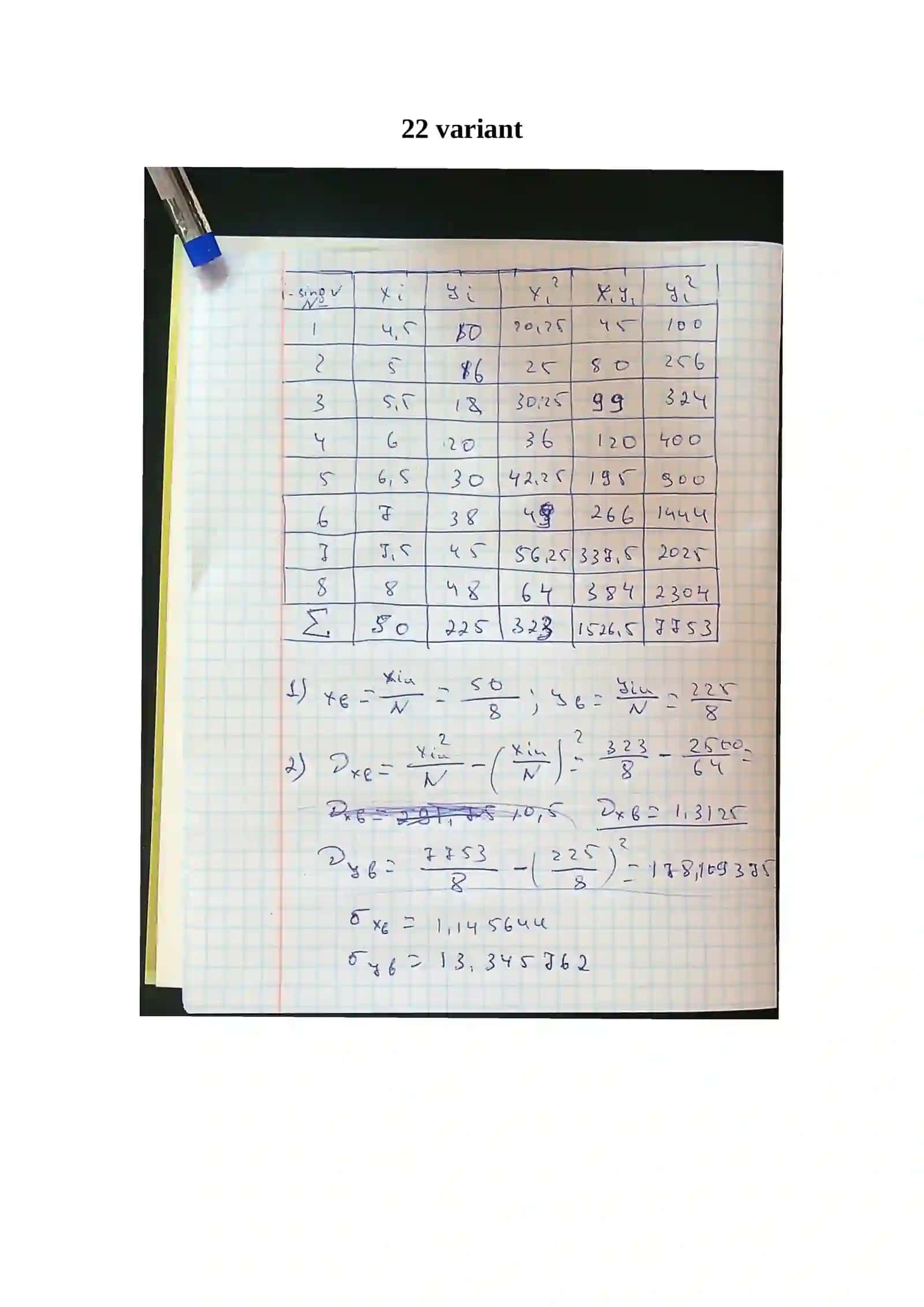 Ehtimollik va statistika MUSTAQIL ISH 1 2