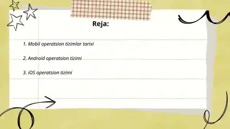 Mobil operatsion tizimlar tarixi 2