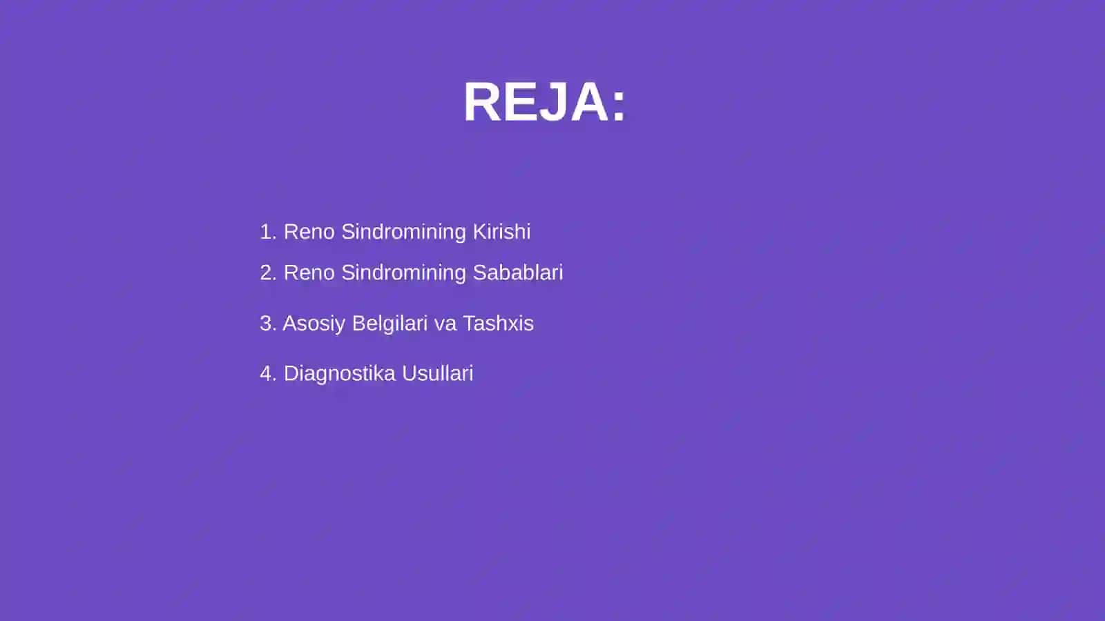 Reno Sindromi 2