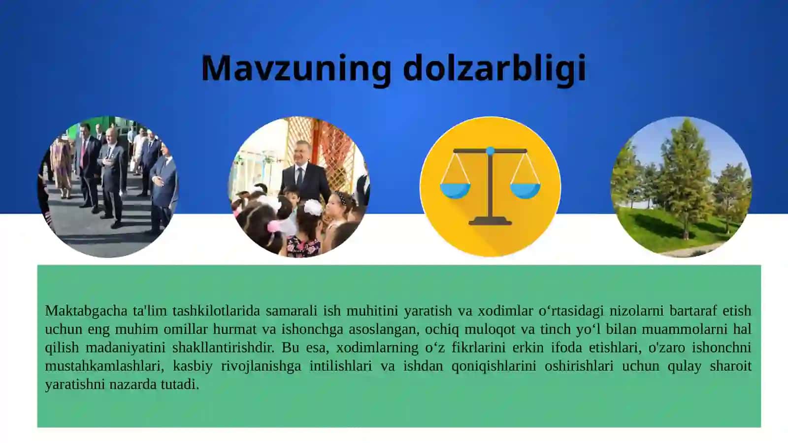 Maktabgacha ta’lim tashkilotlarida jamoa ichidagi munosabatlarni tartibga solish 2