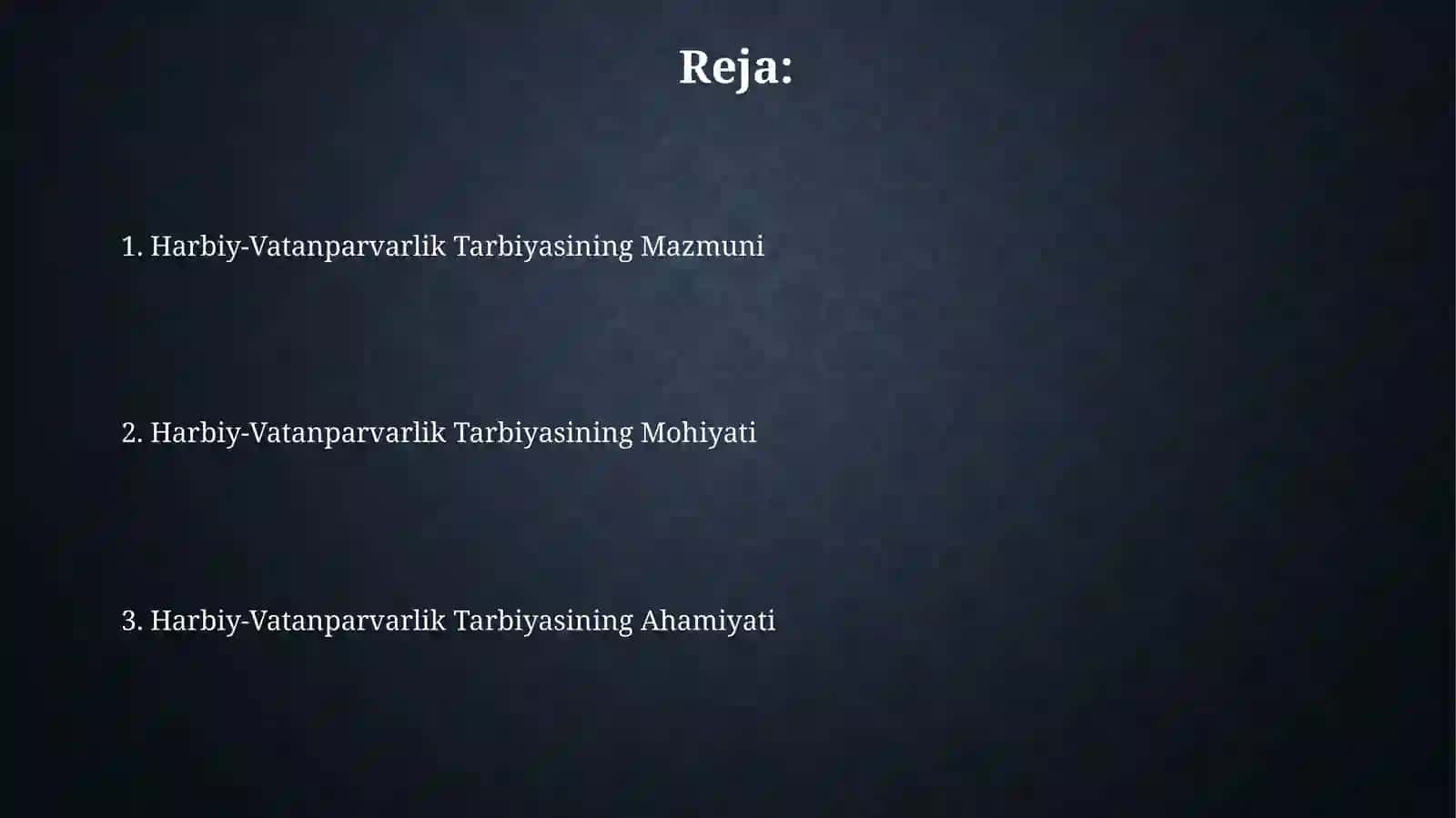 Harbiy-Vatanparvarlik Tarbiyasining Mazmuni va Mohiyati 2