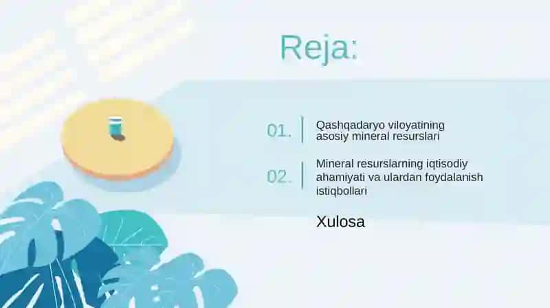 Qashqadaryo viloyatining mineral resurslari 2