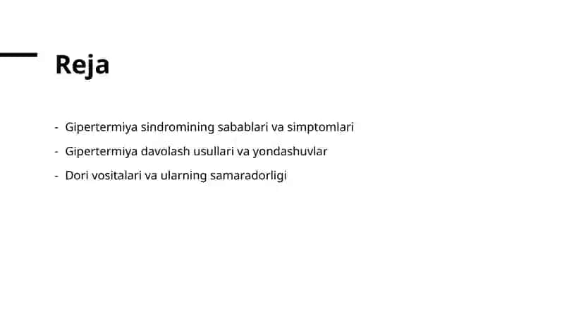 Gipertermiya sindromi va uni davolashda ishlatiladigan dori vositalari 2