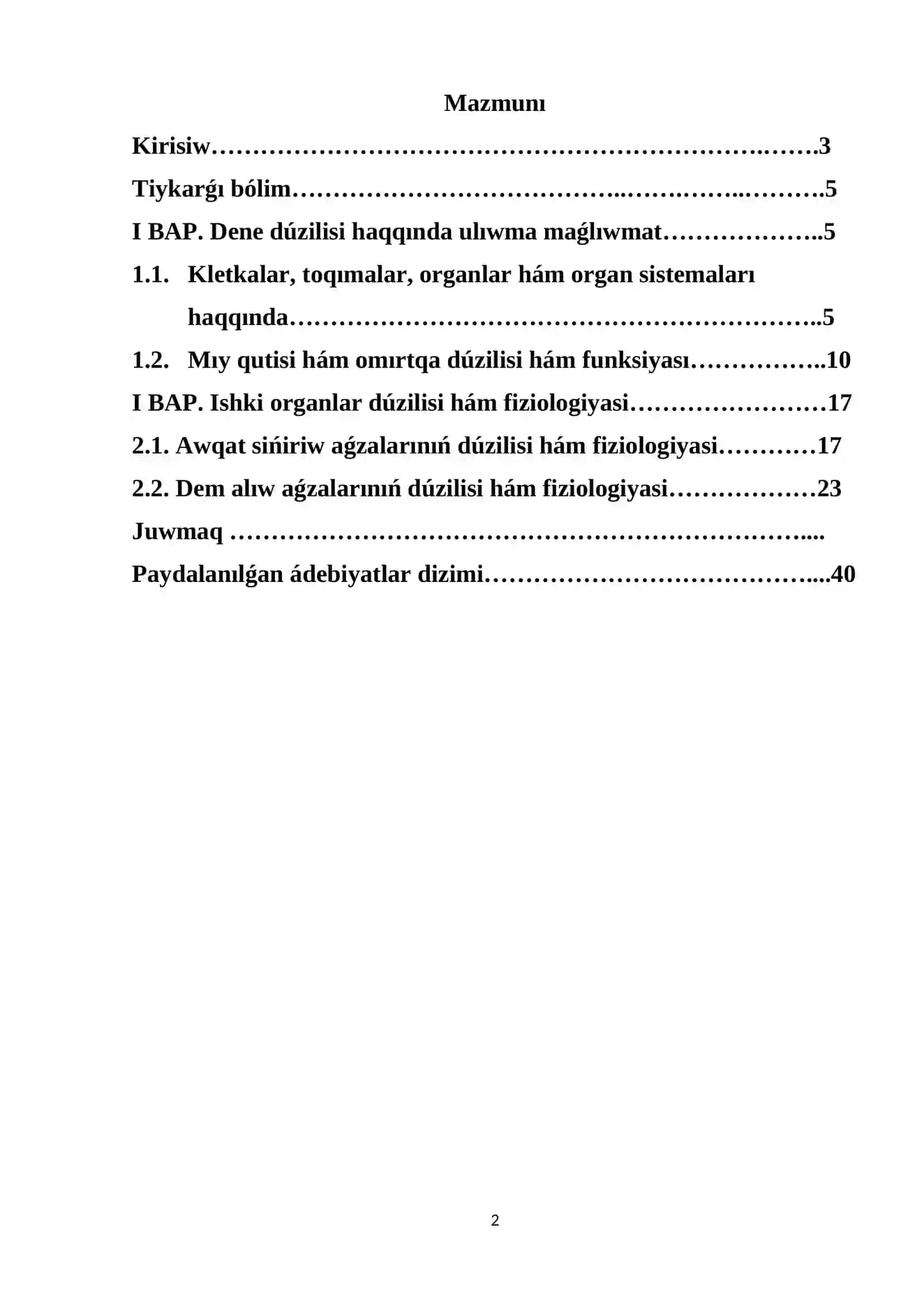 Adam dene bolimlerinin duzilisi ham funkciyalari 2