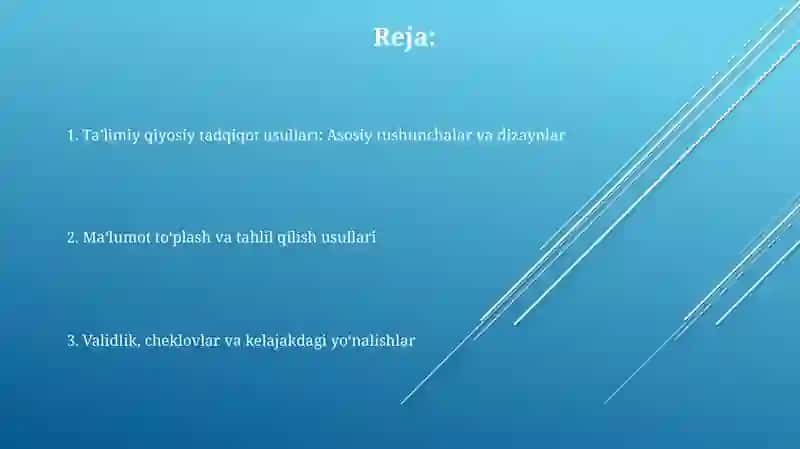 Qiyosiy pedagogika fanining tadqiqot metodlari 2