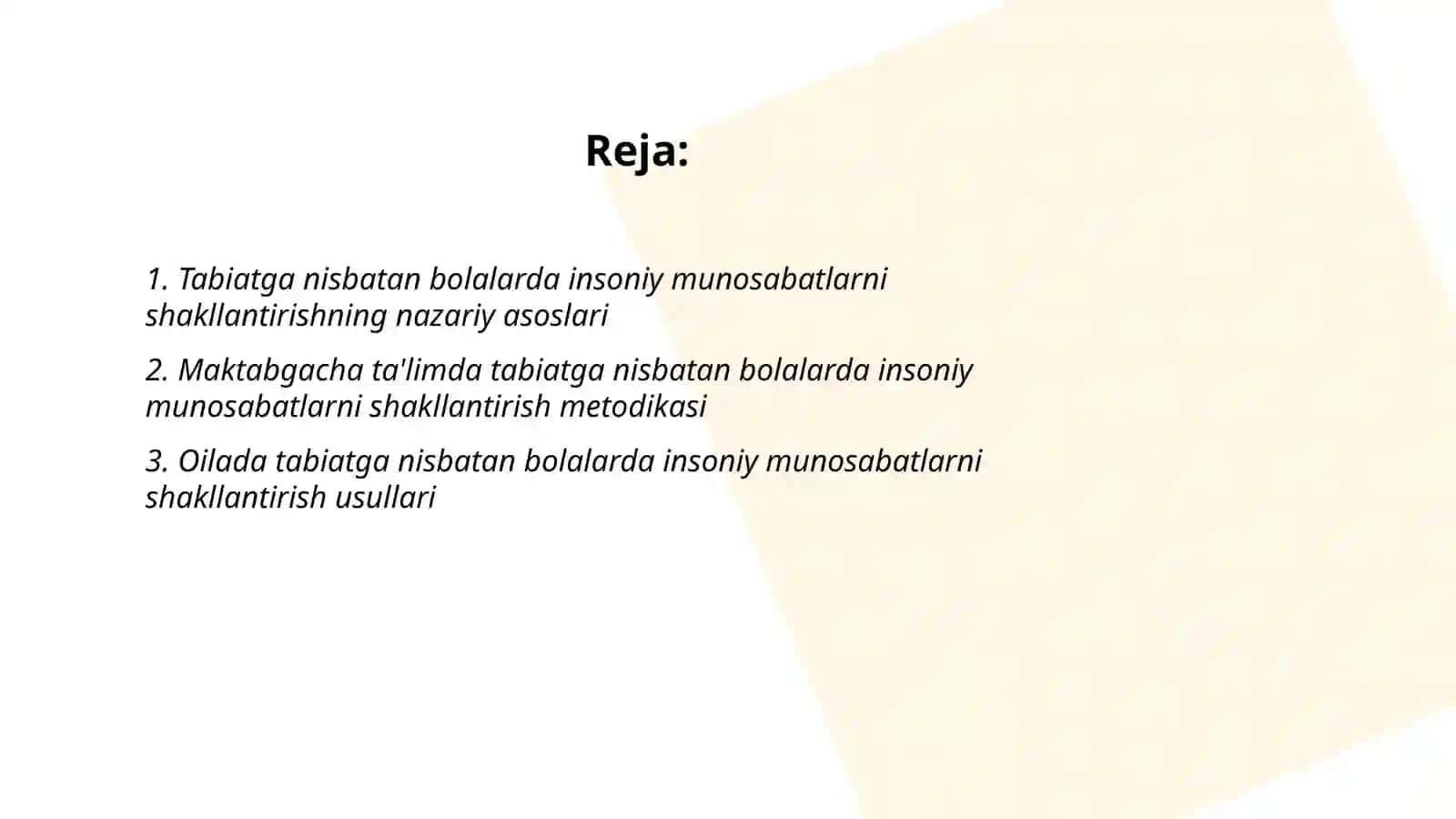 Tabiatga nisbatan bolalarda insoniy munosabatlarni shakllantirish 2