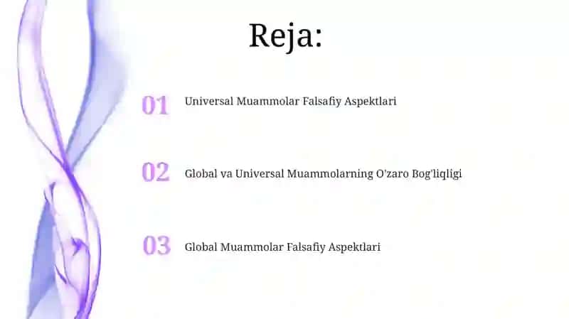 Global Muammolar Falsafiy Aspektlari 2