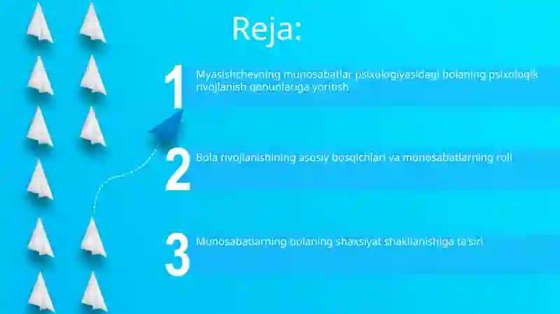 Myasishchevning munosabatlar psixologiyasida bola psixik taraqqiyot qonuniyatlarin yoritilishi 2