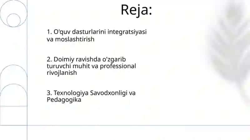 Texnologiya òqituvchisining boshqa òqituvchilardan farqli jihati va ularga qòyiladigan talablar 2
