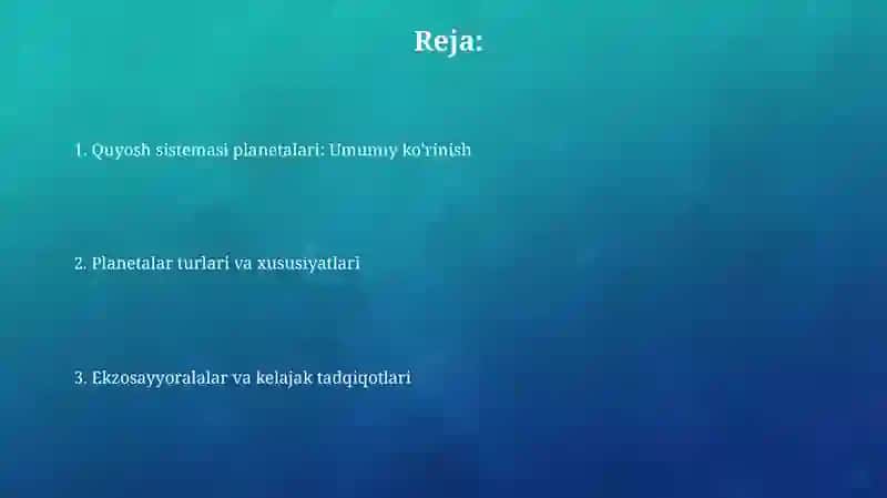 Quyosh sistemasi 2