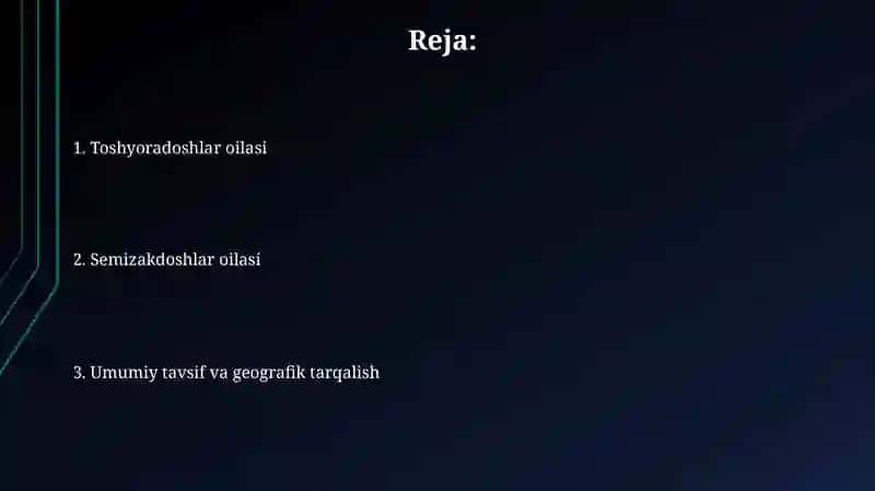 Toshyorar namolar oilasi 2