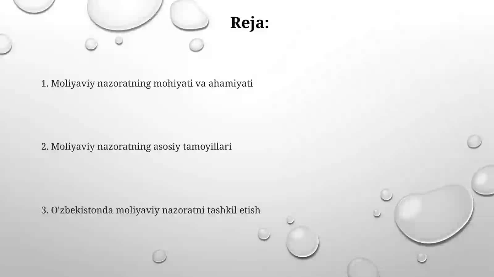 Moliyaviy nazoratni tashkil etishning fundamental asoslari 2