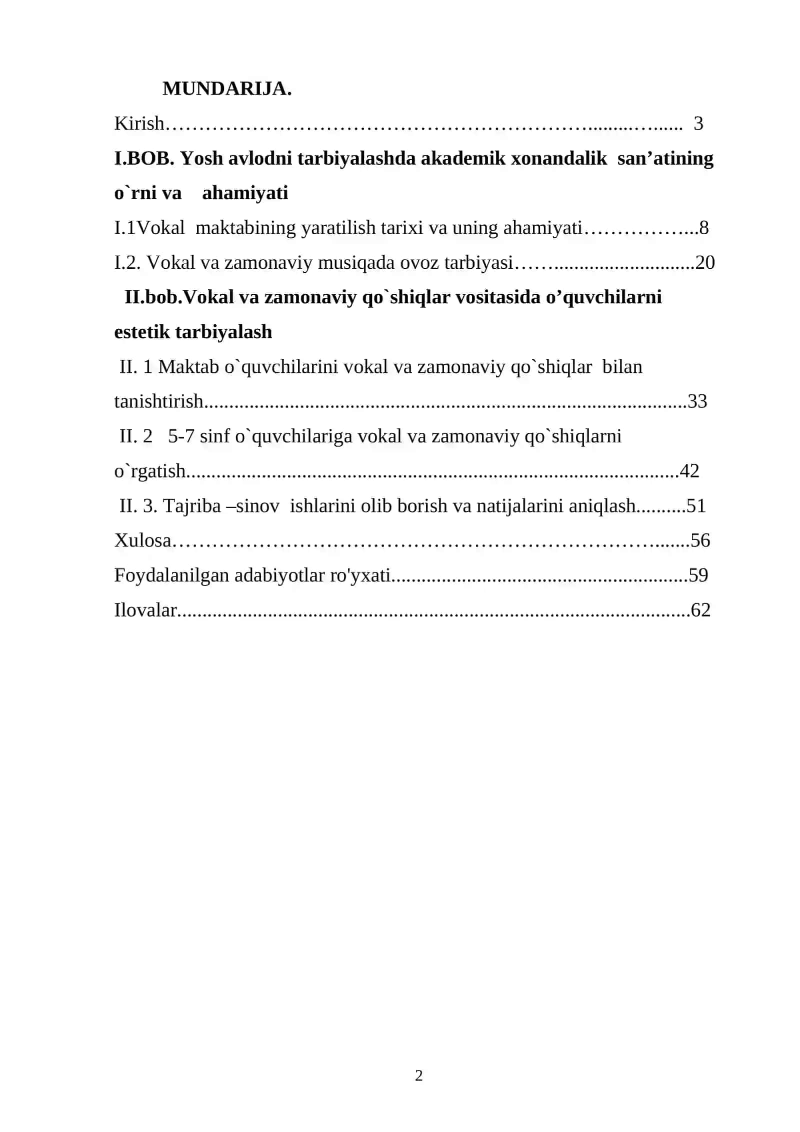 Akademik xonandalikda vokal va zamonaviy qo‘shiqlarni ijro etish uslublari 2