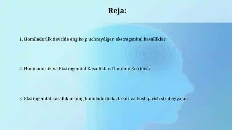 Homladorlik va ekstranetal kasaliklar 2