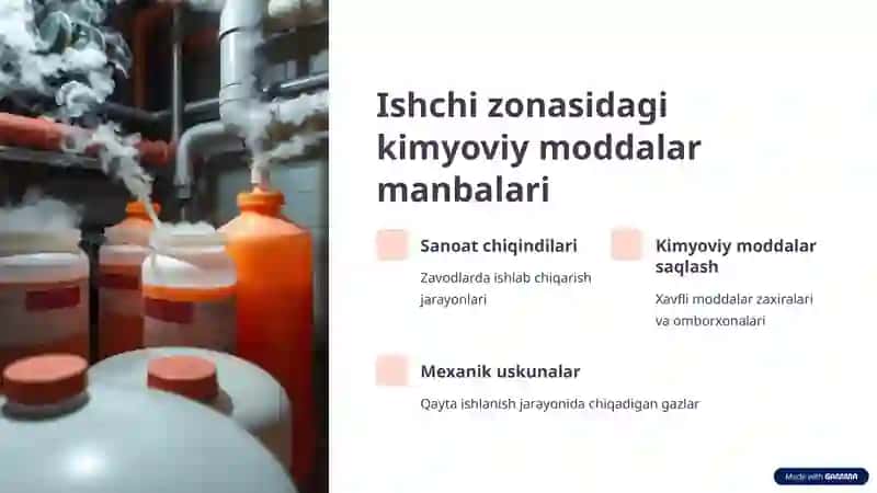 Ishchi zonasida havo ifloslanishini tekshirish va baholash 2