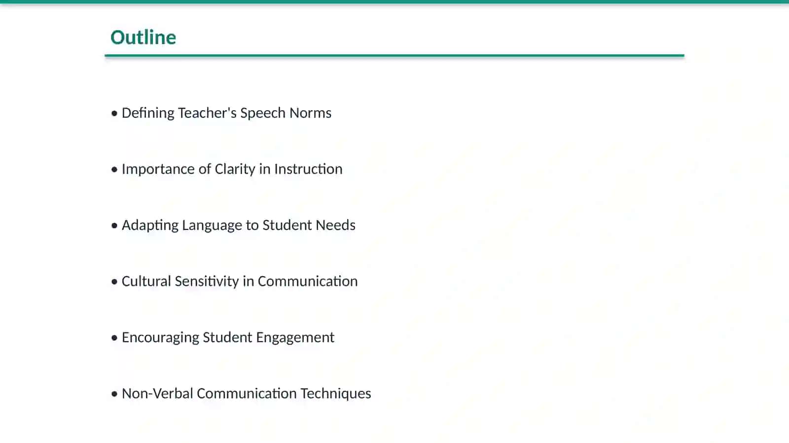 Norms of Teacher’s Speech 2