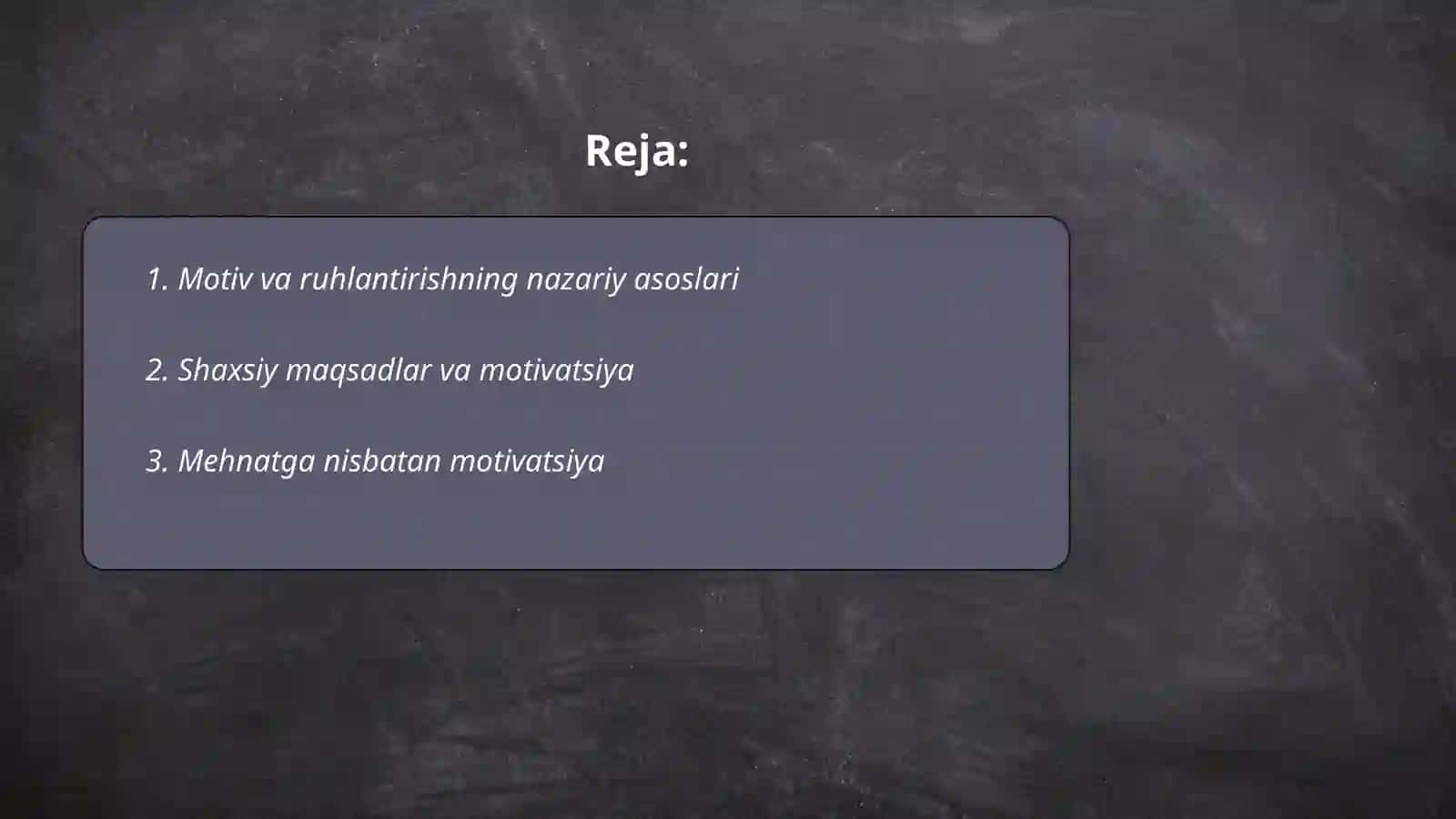 Motiv va ruhlantirishning nazariy asoslari 2