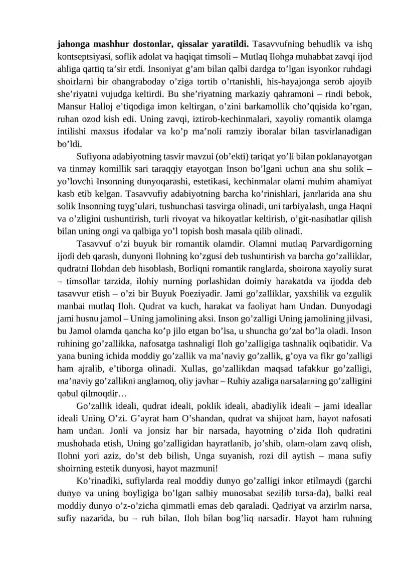 Tasavvuf adabiyoti 2