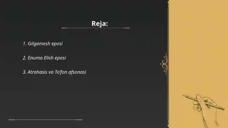 qadimgi Mesopotamiya afsonalari 2