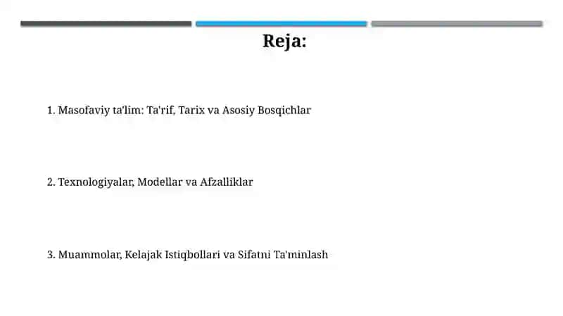 Masofaviy ta'lim 2