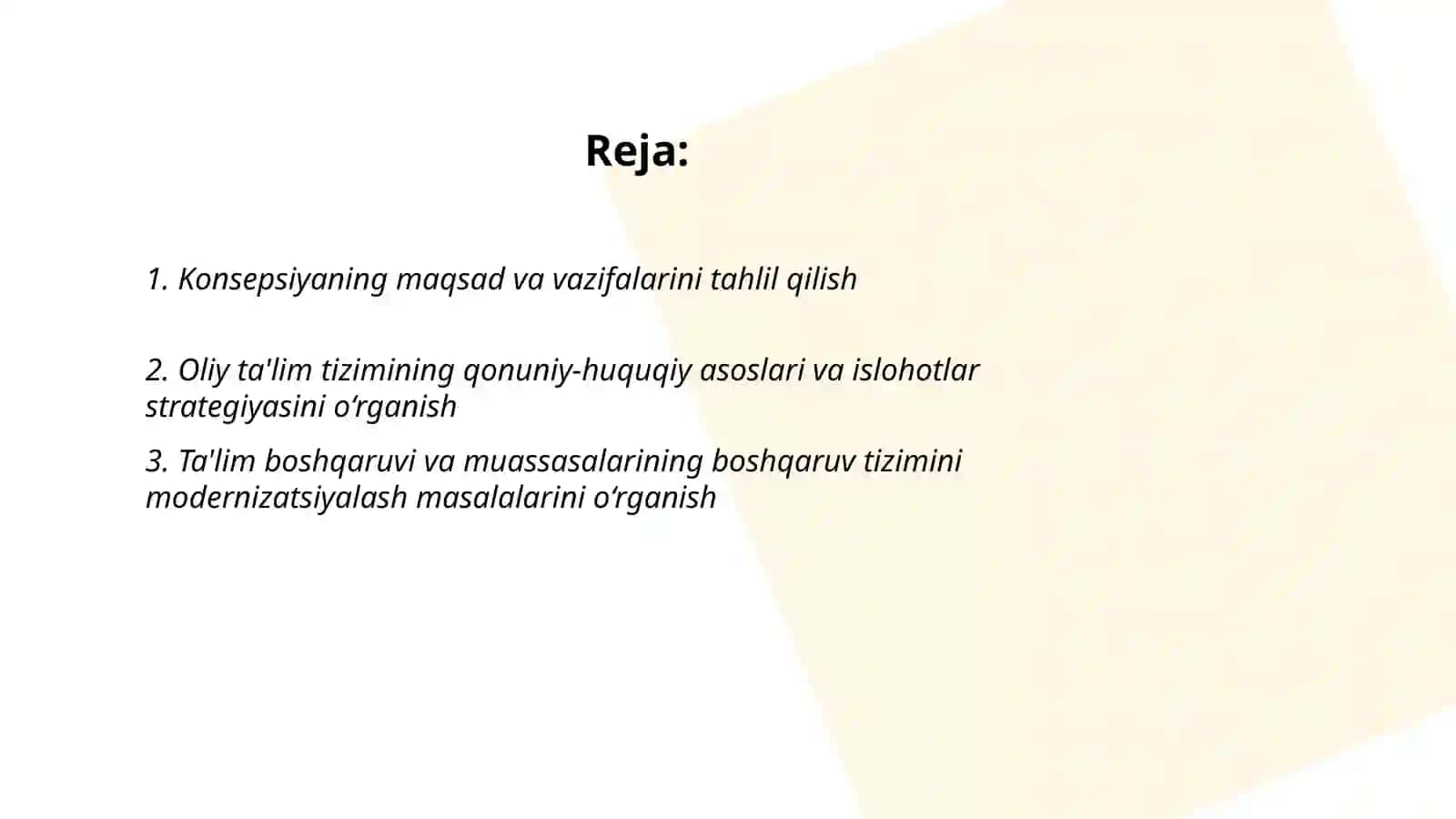 Konsepsiyaning maqsad va vazifalarini tahlil qilish 2