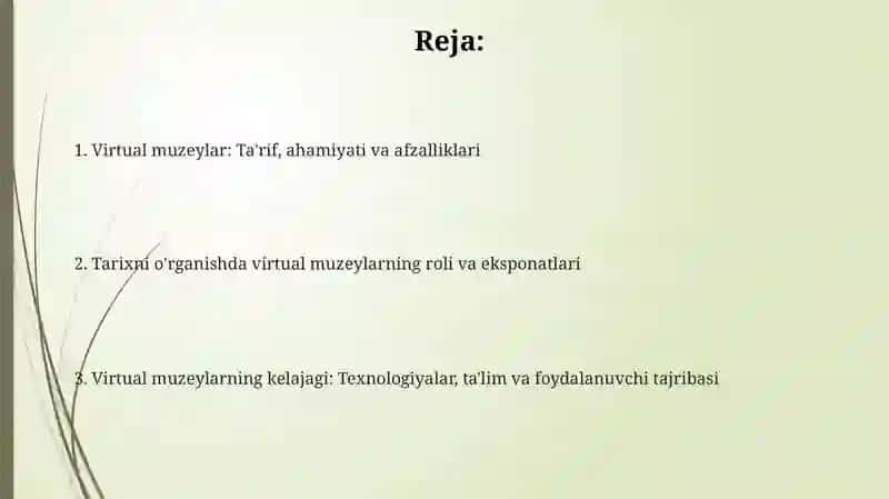 Virtual muzeylar: Ta'rif va ahamiyati 2