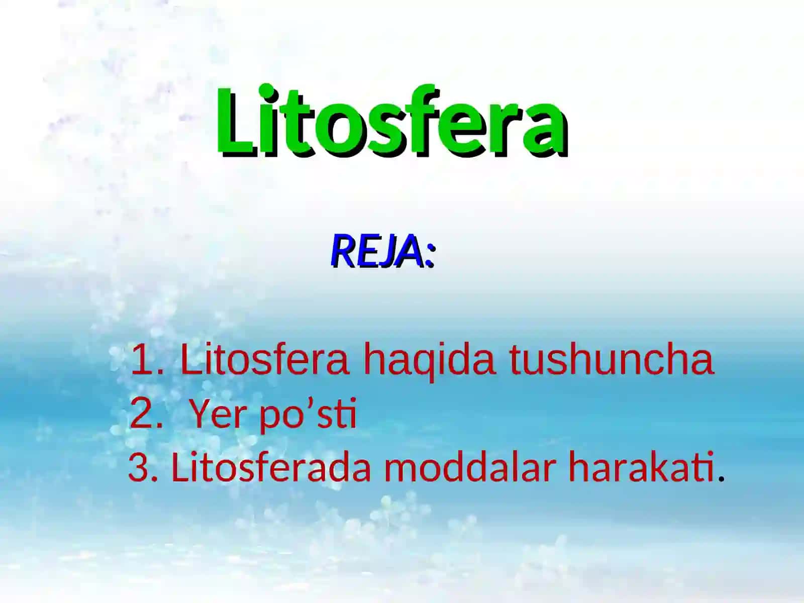 Litosfera 2